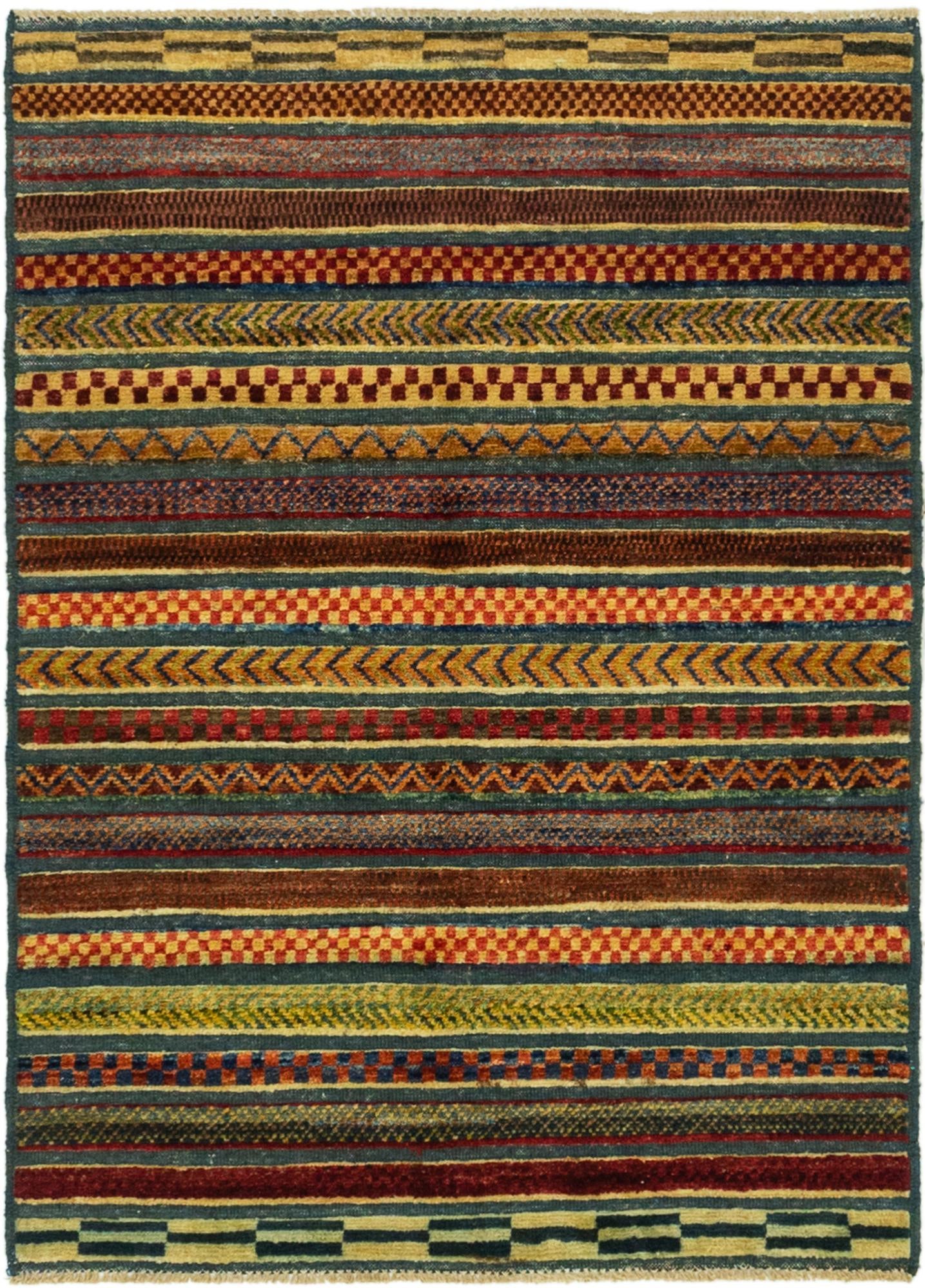 3' x 4' 1 Hand Knotted Modern Ziegler Rug