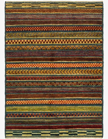 3' x 4' 1 Hand Knotted Modern Ziegler Rug