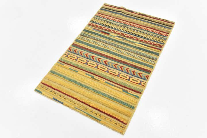 2' 7 x 3' 11 Hand Knotted Modern Ziegler Rug