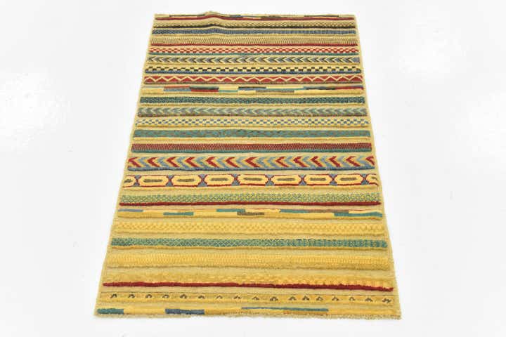 2' 7 x 3' 11 Hand Knotted Modern Ziegler Rug