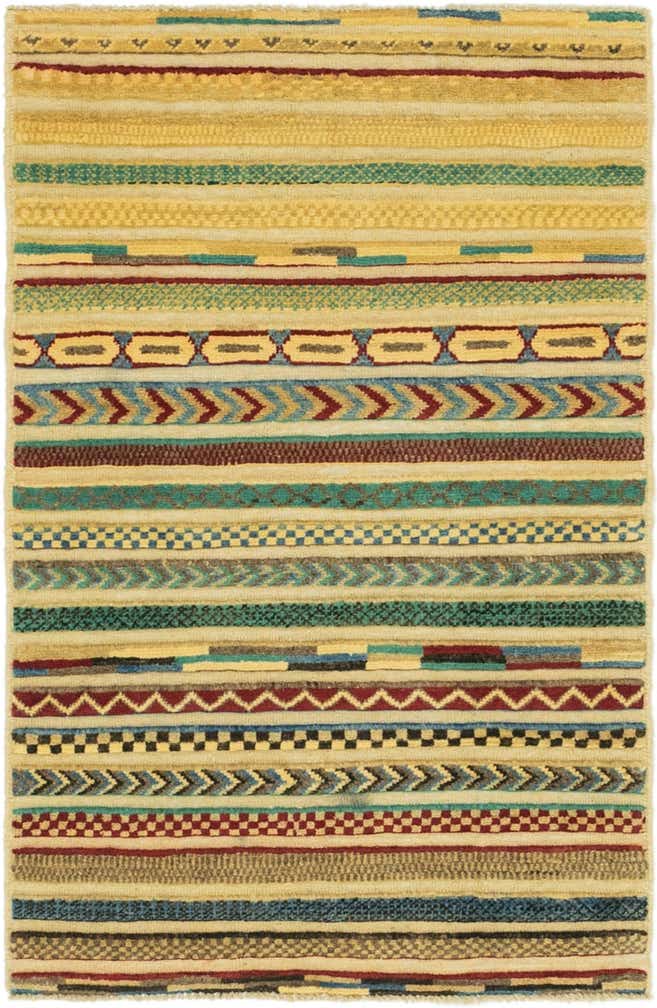 2' 7 x 3' 11 Hand Knotted Modern Ziegler Rug
