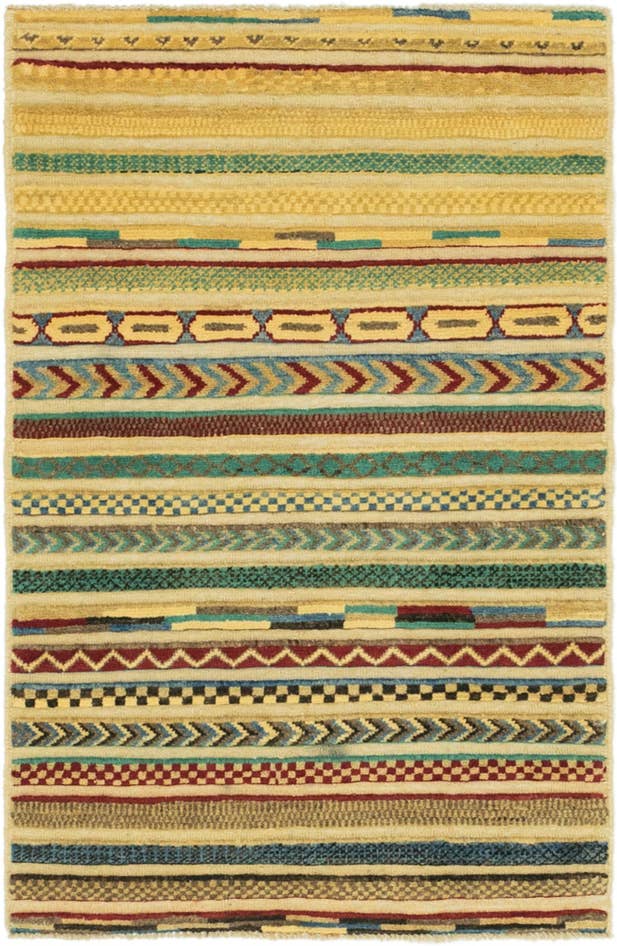 Detail image of 2' 7 x 3' 11 Hand Knotted Modern Ziegler Rug