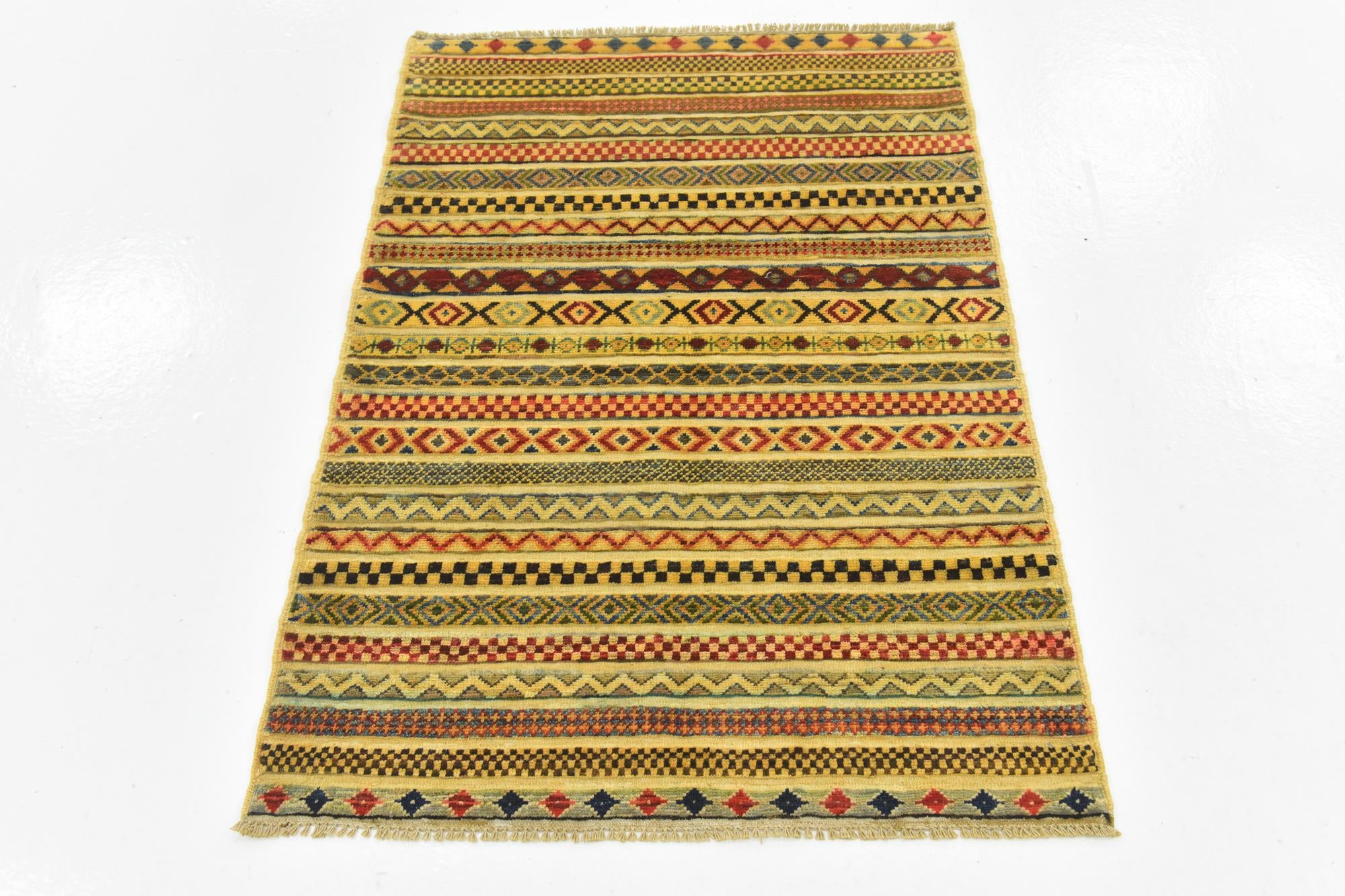 2' 10 x 4' 1 Hand Knotted Modern Ziegler Rug