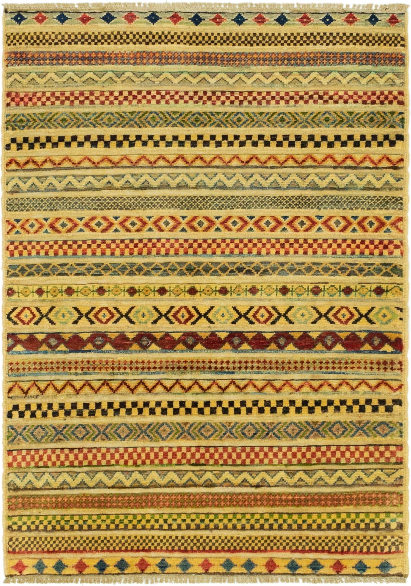 2' 10 x 4' 1 Hand Knotted Modern Ziegler Rug