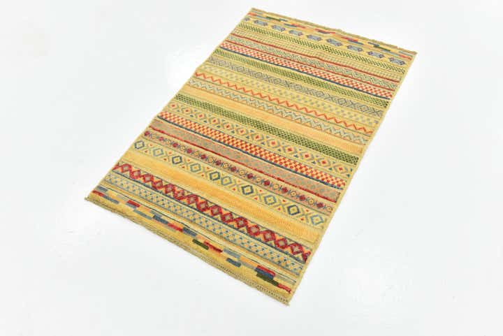 2' 9 x 4' Hand Knotted Modern Ziegler Rug