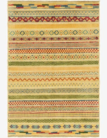 2' 9 x 4' Hand Knotted Modern Ziegler Rug