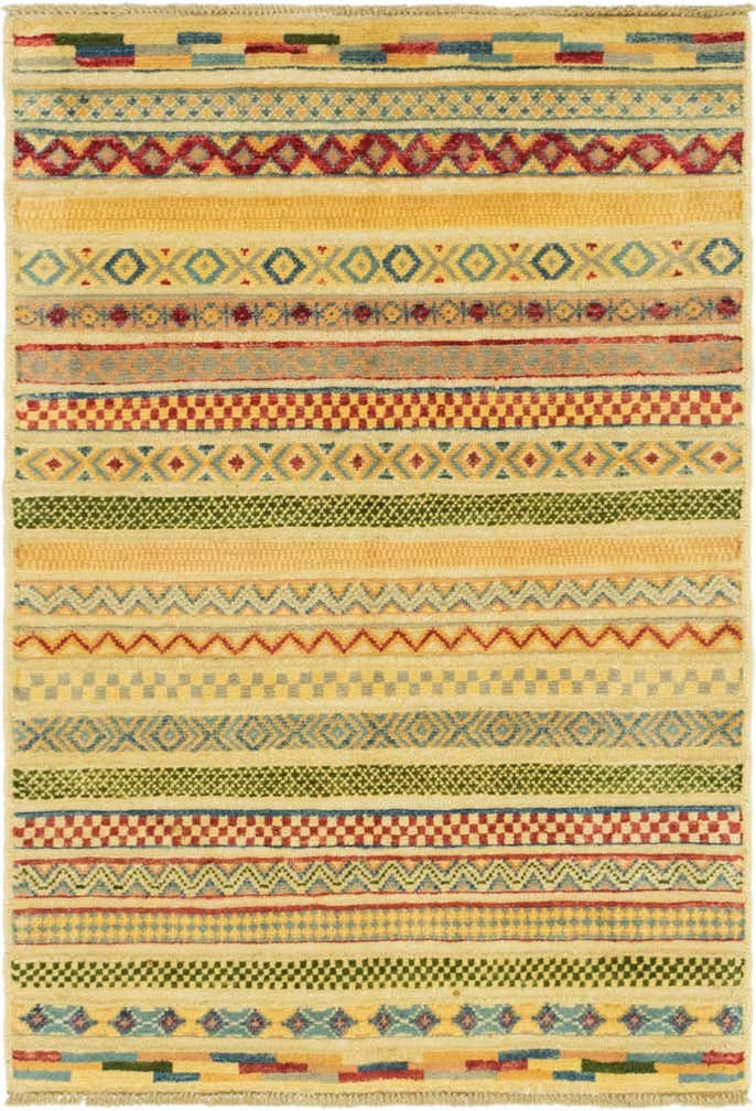 2' 9 x 4' Hand Knotted Modern Ziegler Rug