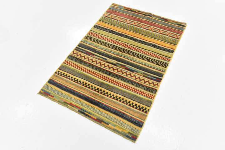 2' 7 x 3' 11 Hand Knotted Modern Ziegler Rug