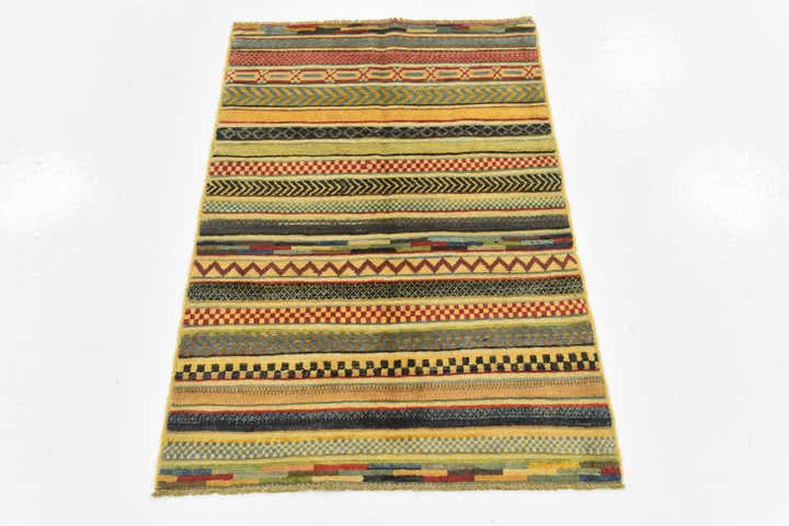 2' 7 x 3' 11 Hand Knotted Modern Ziegler Rug