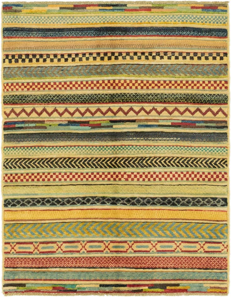Detail image of 2' 7 x 3' 11 Hand Knotted Modern Ziegler Rug