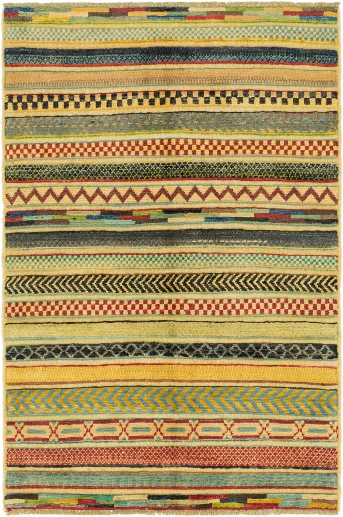 2' 7 x 3' 11 Hand Knotted Modern Ziegler Rug