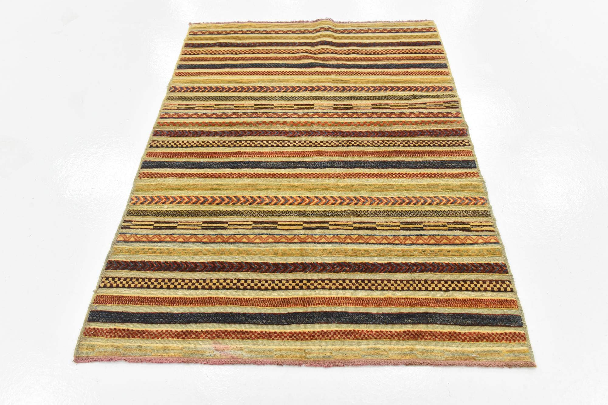 4' x 5' 9 Hand Knotted Modern Ziegler Rug