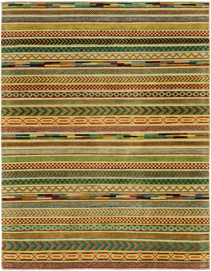 Detail image of 3' 11 x 5' 10 Hand Knotted Modern Ziegler Rug