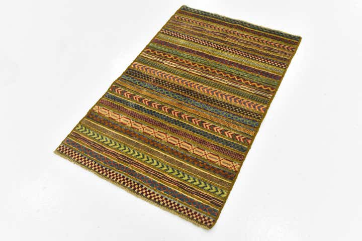 2' 8 x 4' 2 Hand Knotted Modern Ziegler Rug