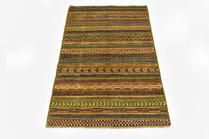2' 8 x 4' 2 Hand Knotted Modern Ziegler Rug