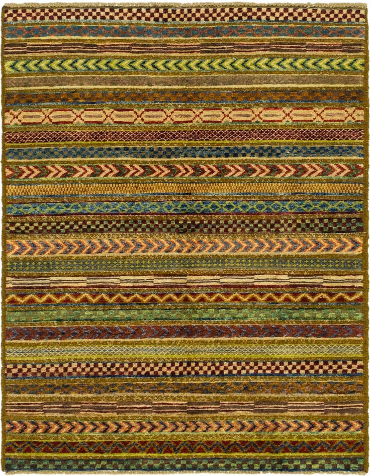 Detail image of 2' 8 x 4' 2 Hand Knotted Modern Ziegler Rug