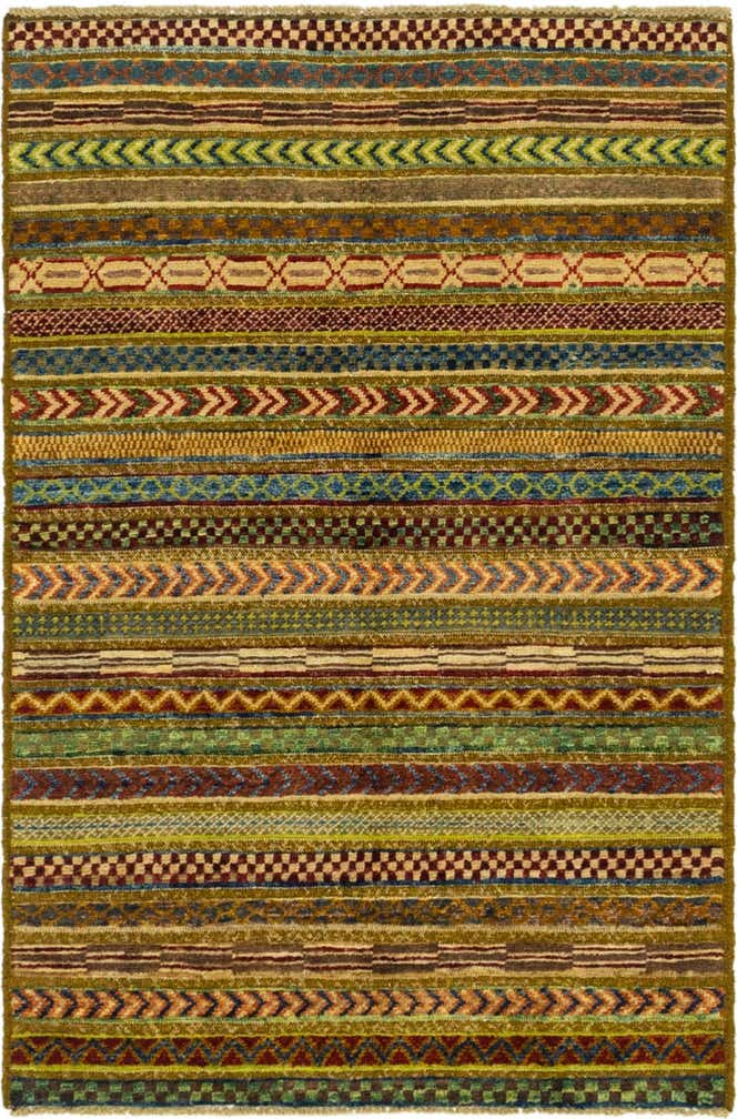 2' 8 x 4' 2 Hand Knotted Modern Ziegler Rug