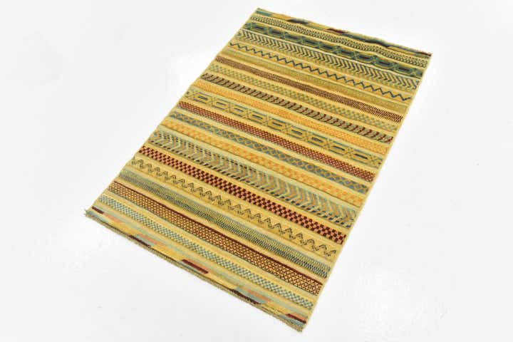 2' 8 x 4' 1 Hand Knotted Modern Ziegler Rug