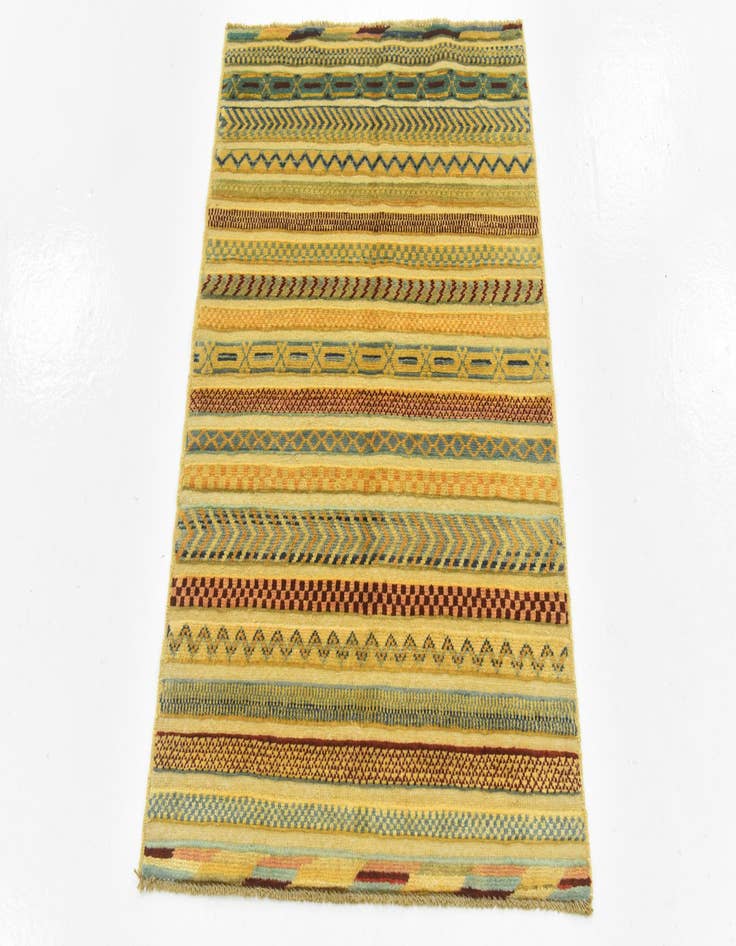 Detail image of 2' 8 x 4' 1 Hand Knotted Modern Ziegler Rug