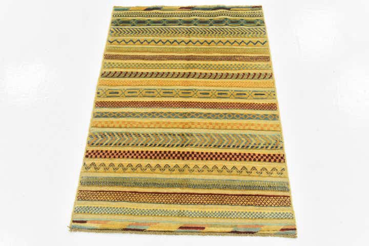 2' 8 x 4' 1 Hand Knotted Modern Ziegler Rug