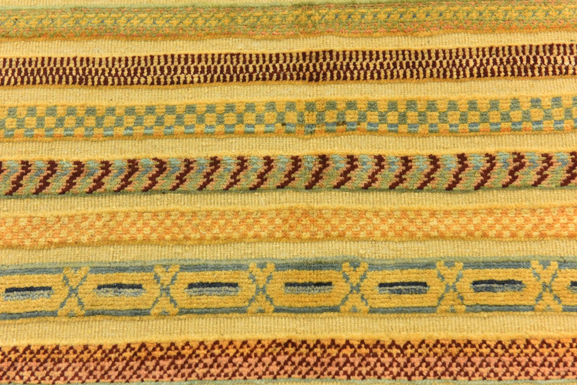 2' 8 x 4' 1 Hand Knotted Modern Ziegler Rug