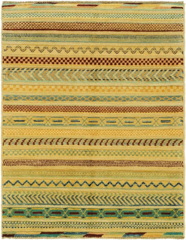 Detail image of 2' 8 x 4' 1 Hand Knotted Modern Ziegler Rug