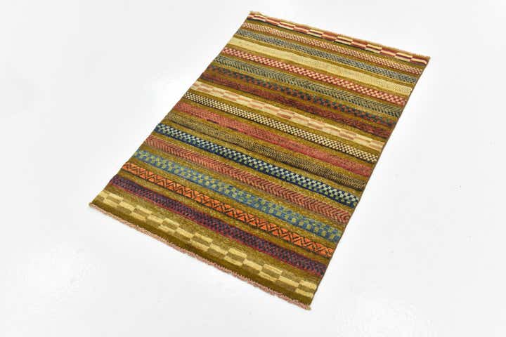 2' 8 x 4' Hand Knotted Modern Ziegler Rug