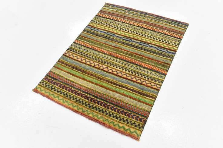 Detail image of 2' 9 x 3' 10 Hand Knotted Modern Ziegler Rug