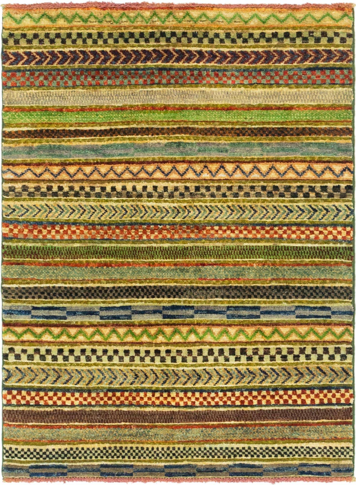 2' 9 x 3' 10 Hand Knotted Modern Ziegler Rug