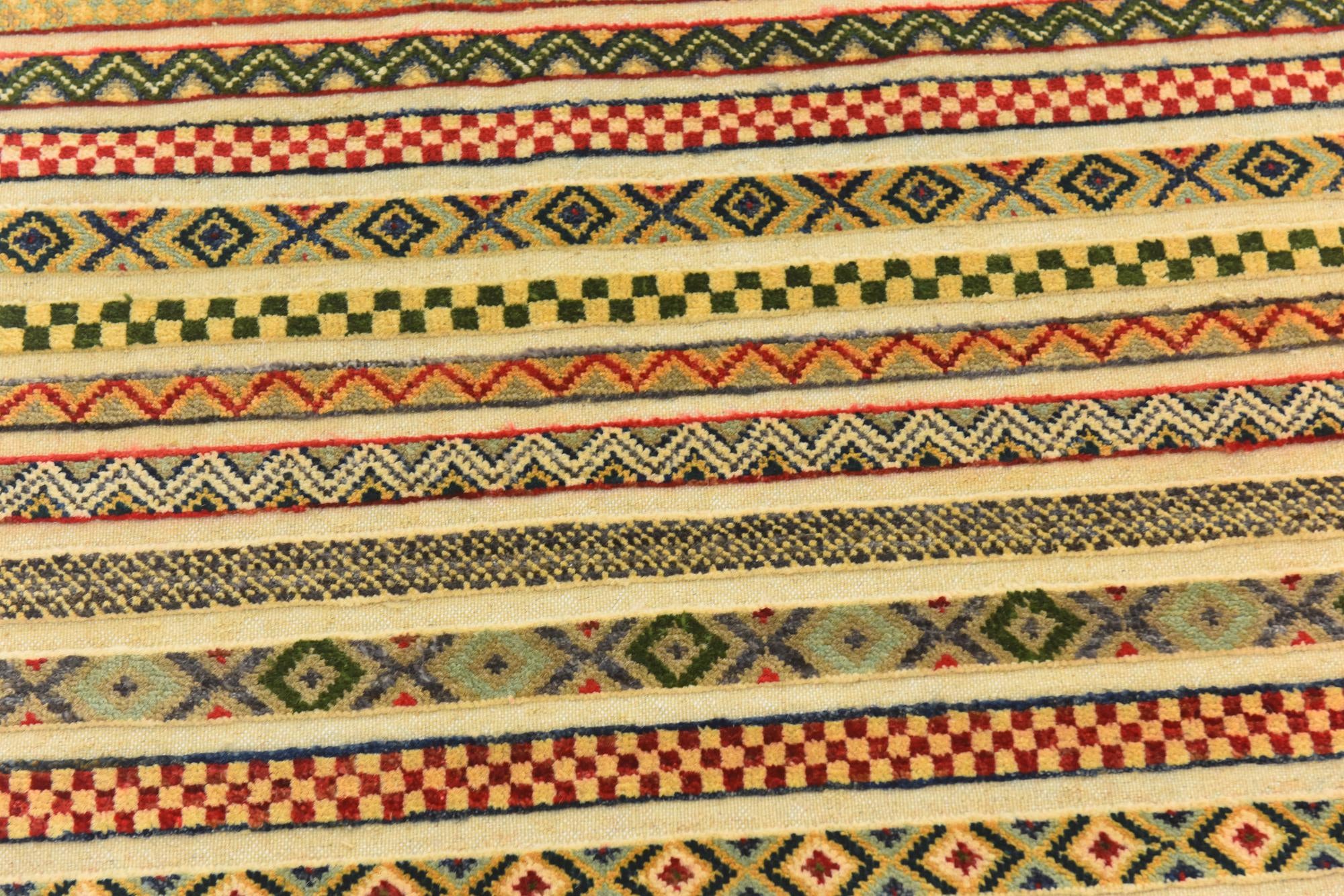 2' 9 x 4' Hand Knotted Modern Ziegler Rug