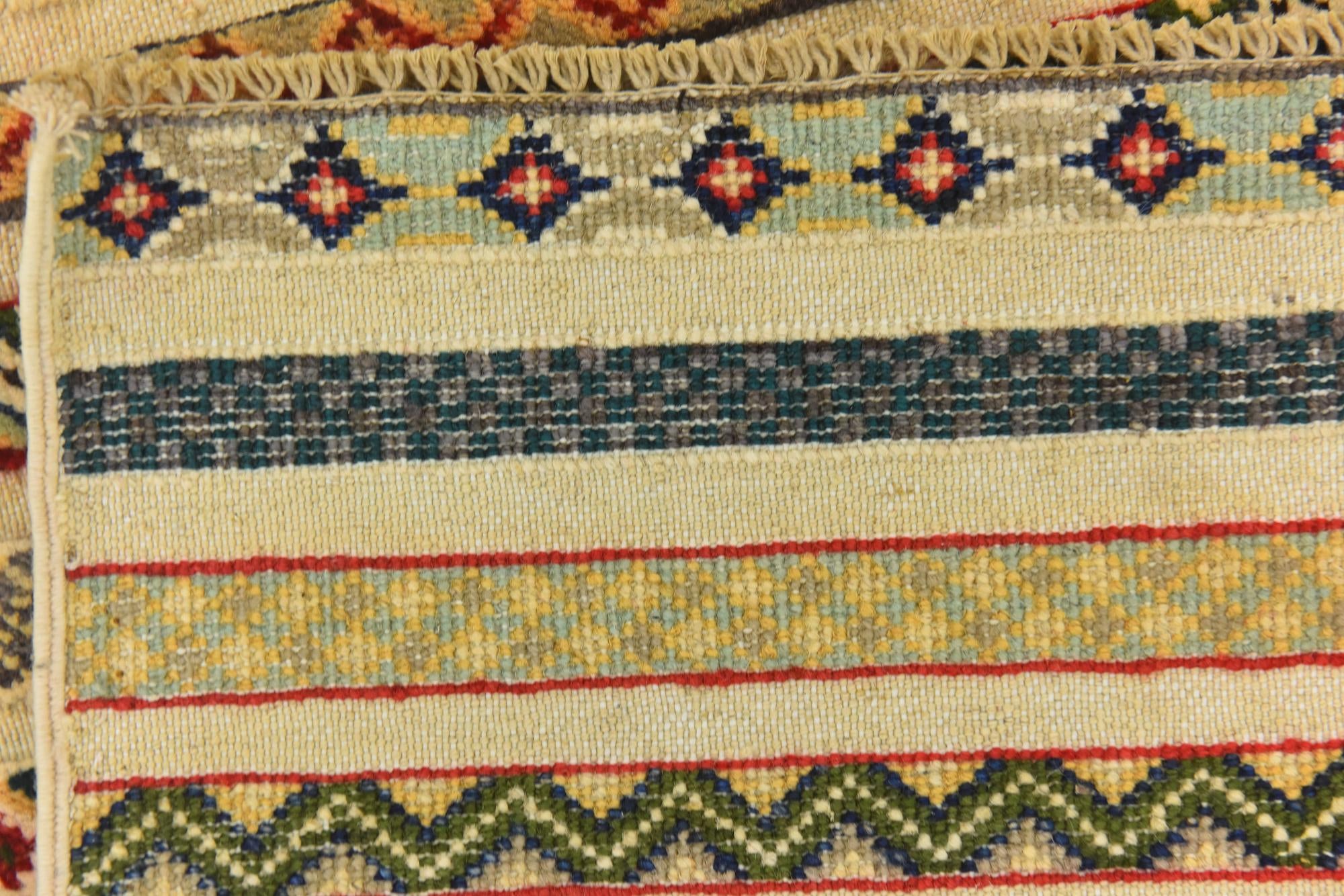 2' 9 x 4' Hand Knotted Modern Ziegler Rug