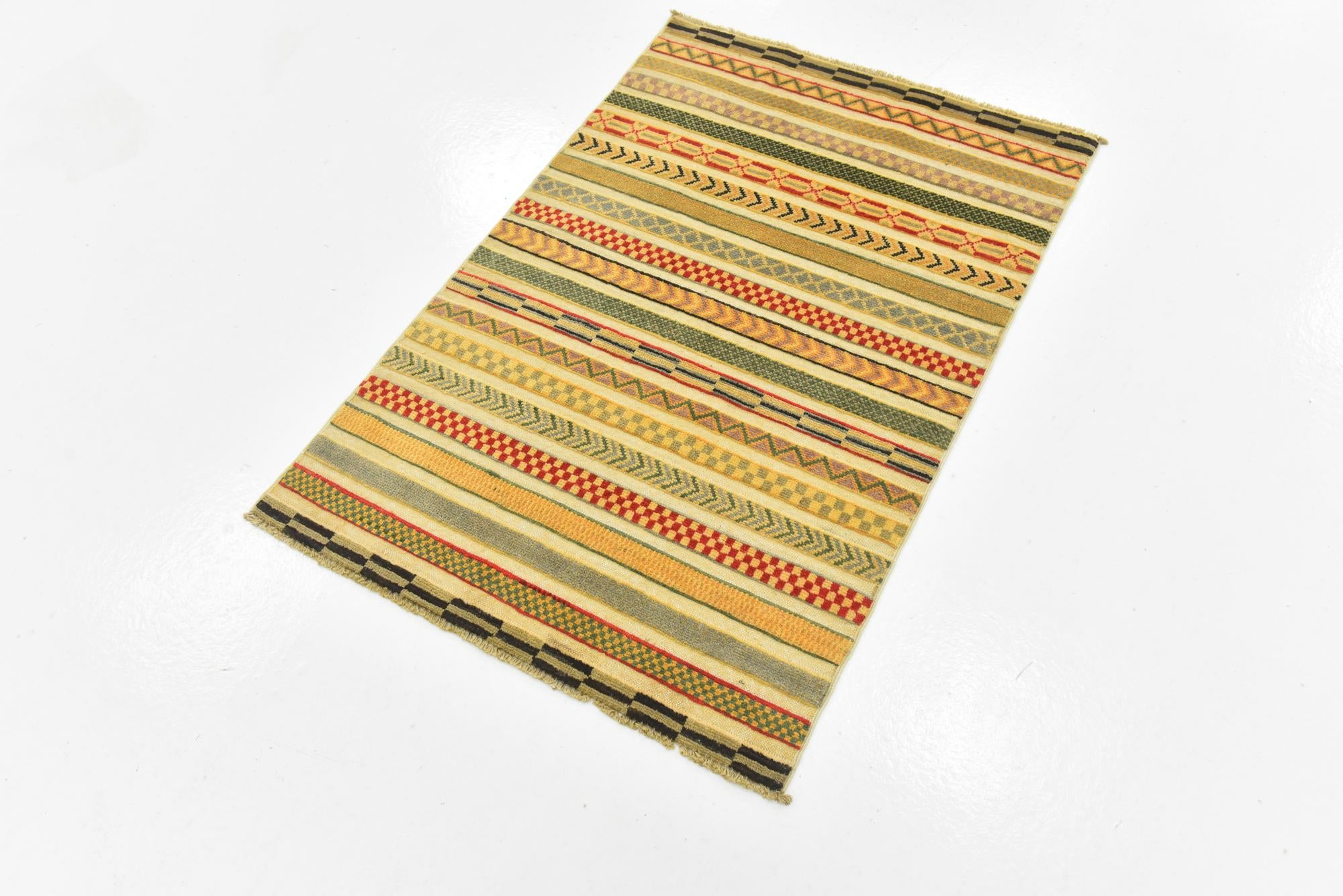 2' 7 x 3' 11 Hand Knotted Modern Ziegler Rug