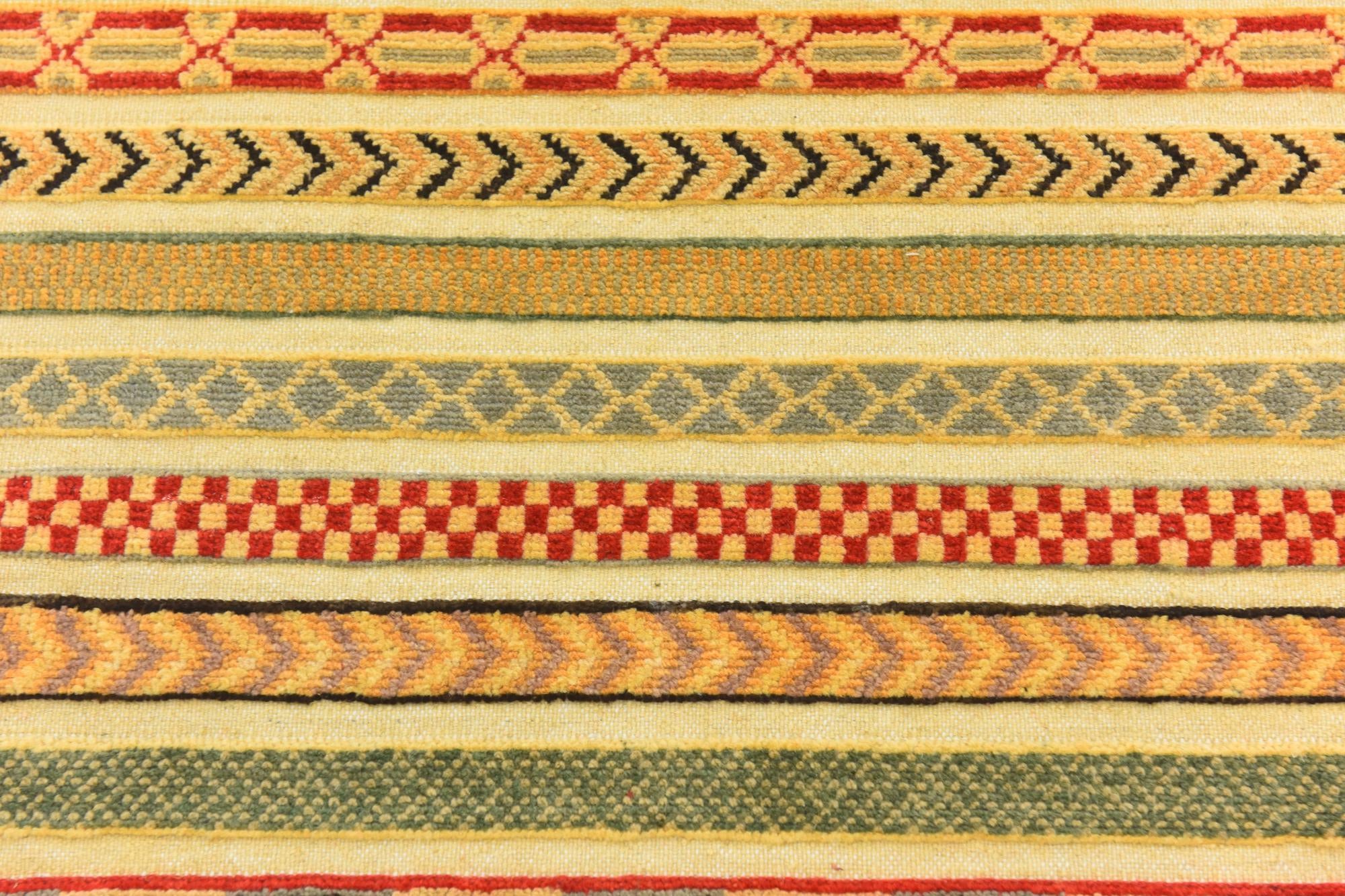 2' 7 x 3' 11 Hand Knotted Modern Ziegler Rug