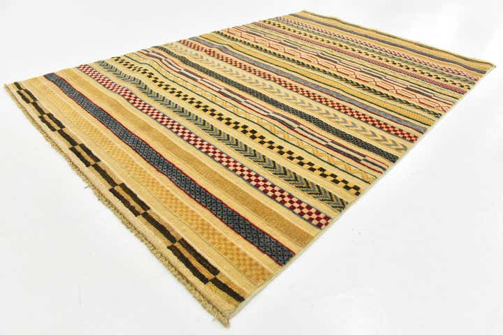 3' 3 x 5' Hand Knotted Modern Ziegler Rug