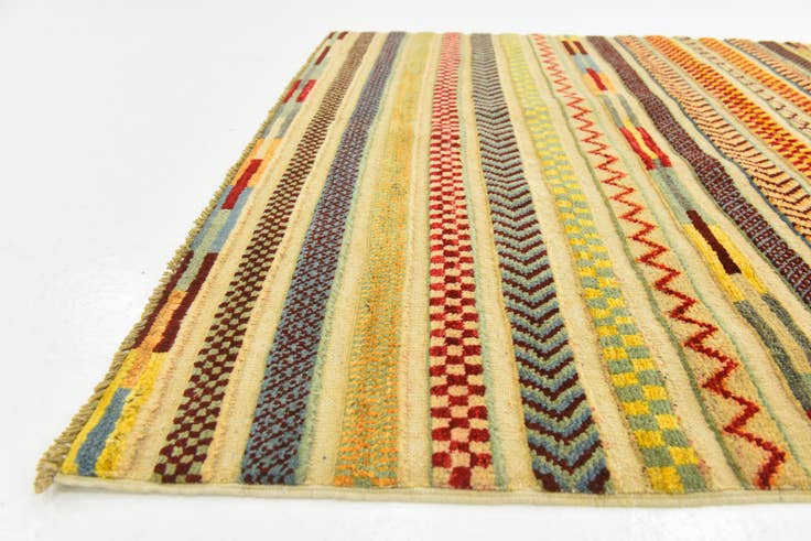Detail image of 3' 2 x 5' Hand Knotted Modern Ziegler Rug