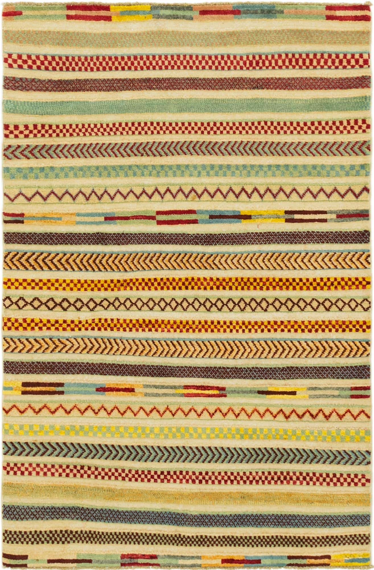 3' 2 x 5' Hand Knotted Modern Ziegler Rug