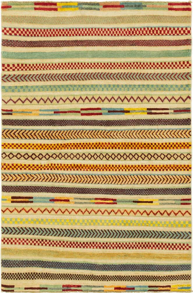 3' 2 x 5' Hand Knotted Modern Ziegler Rug