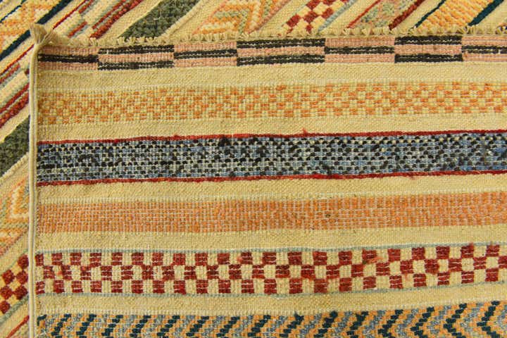3' 11 x 6' 11 Hand Knotted Modern Ziegler Rug