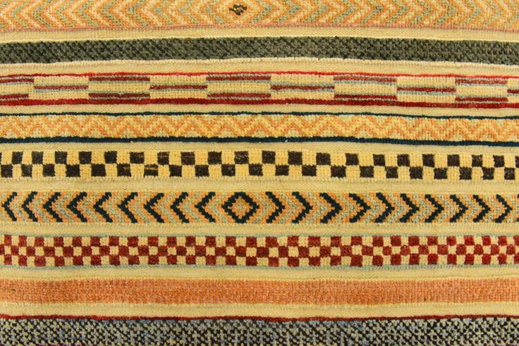 Detail image of 3' 11 x 6' 11 Hand Knotted Modern Ziegler Rug