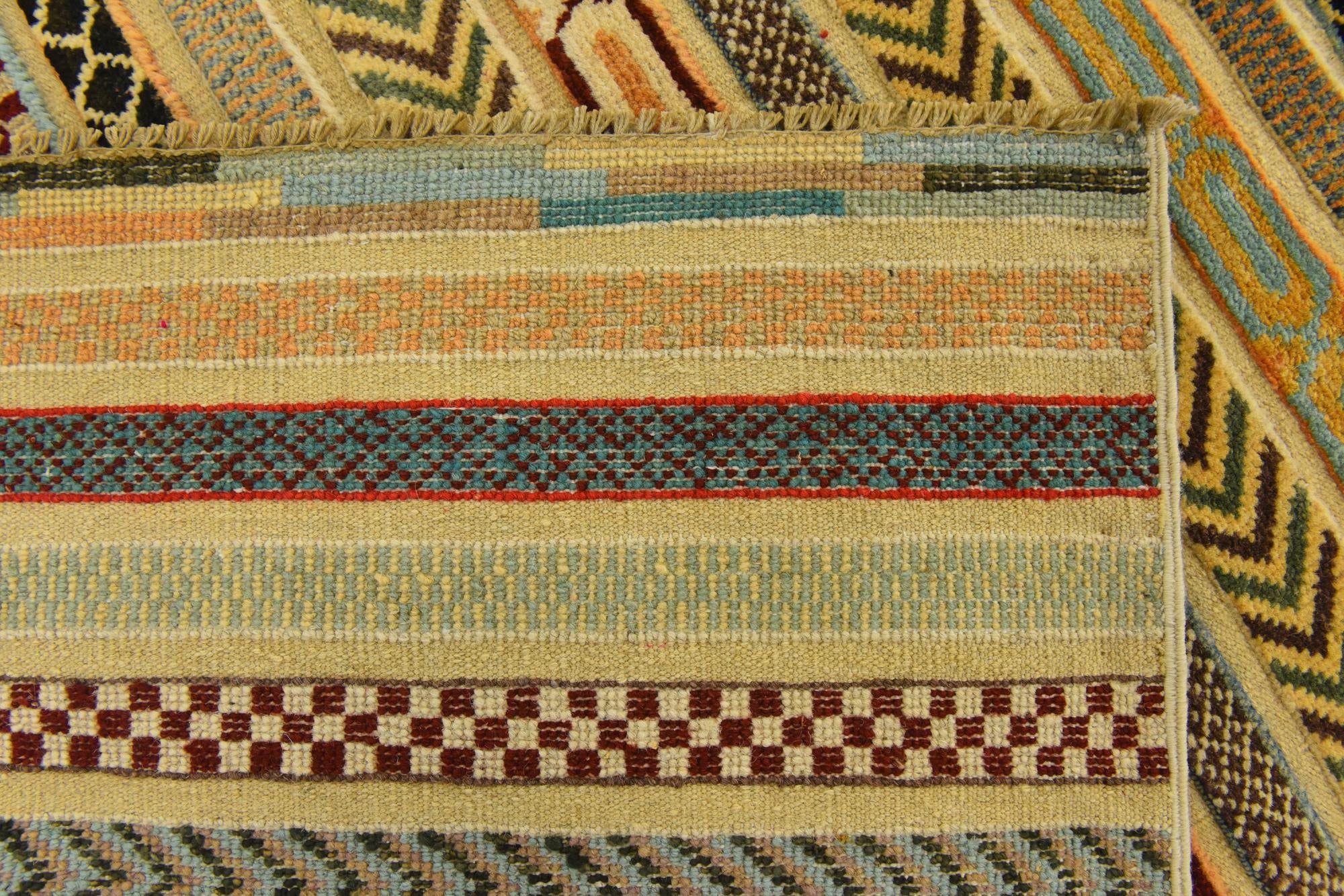 3' 11 x 5' 10 Hand Knotted Modern Ziegler Rug