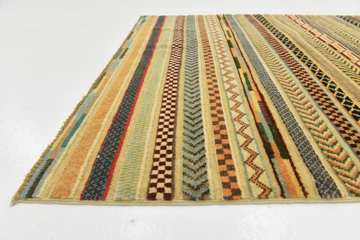 Detail image of 3' 11 x 5' 10 Hand Knotted Modern Ziegler Rug