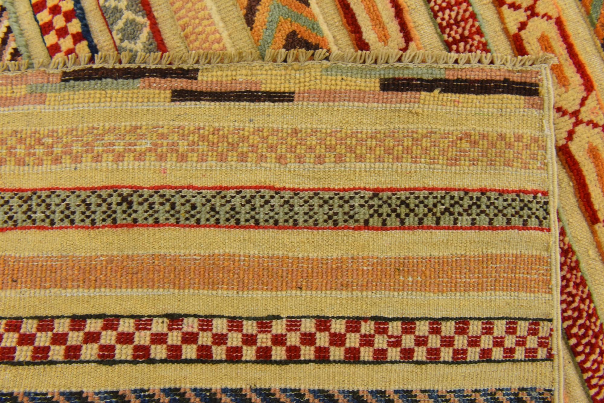 3' 9 x 5' 10 Hand Knotted Modern Ziegler Rug