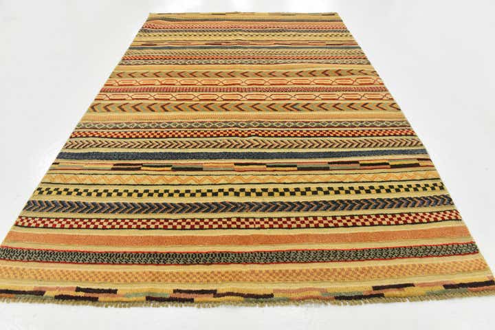 3' 9 x 5' 10 Hand Knotted Modern Ziegler Rug