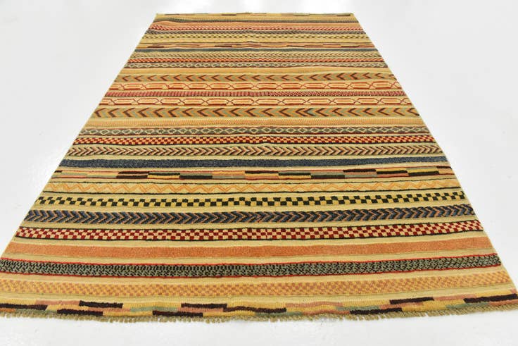 Detail image of 3' 9 x 5' 10 Hand Knotted Modern Ziegler Rug