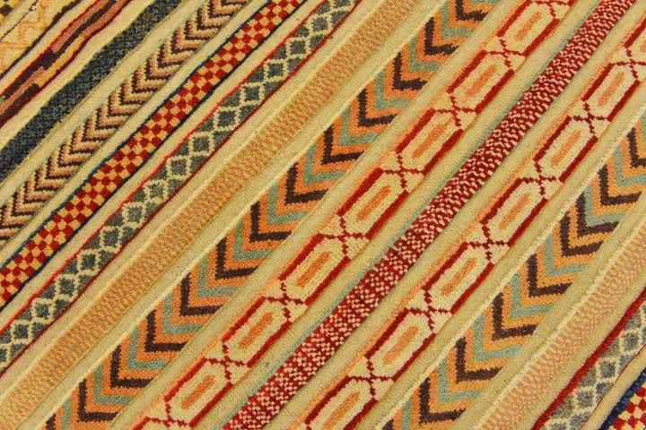 3' 9 x 5' 10 Hand Knotted Modern Ziegler Rug