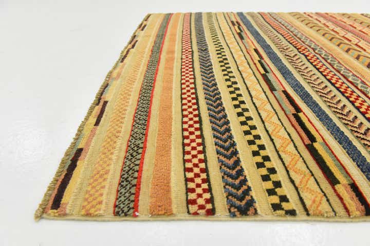 3' 9 x 5' 10 Hand Knotted Modern Ziegler Rug
