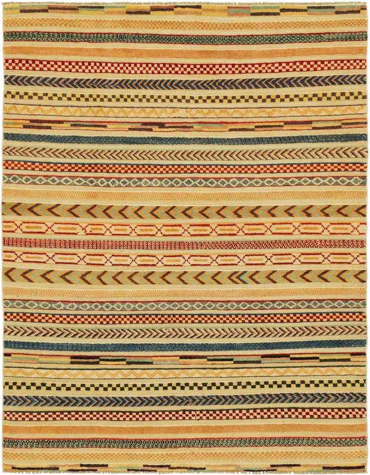 Detail image of 3' 9 x 5' 10 Hand Knotted Modern Ziegler Rug