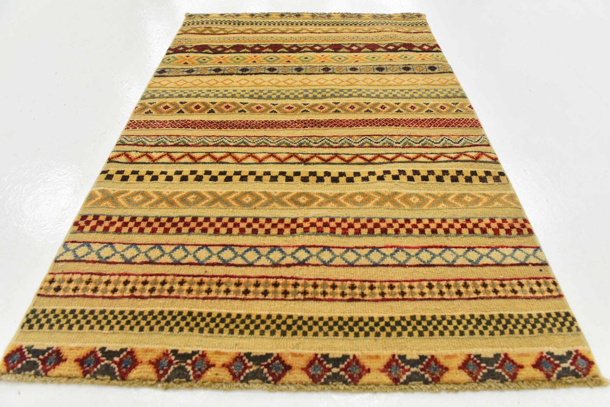 2' 8 x 4' 2 Hand Knotted Modern Ziegler Rug
