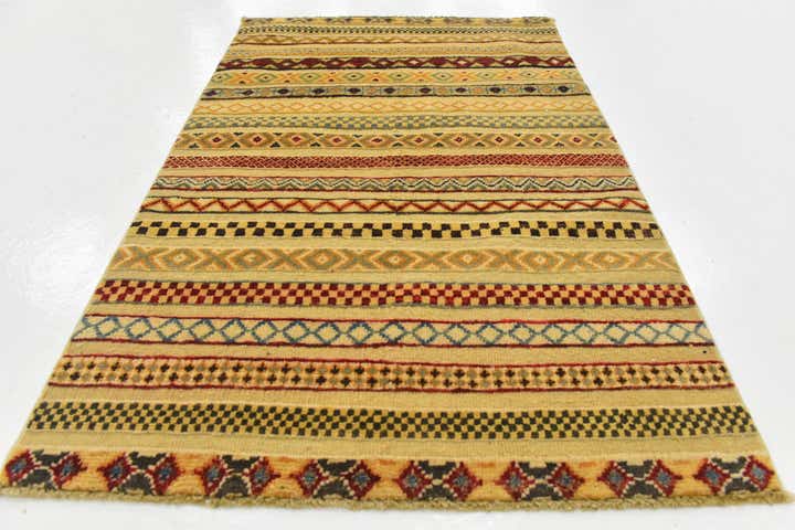 2' 8 x 4' 2 Hand Knotted Modern Ziegler Rug