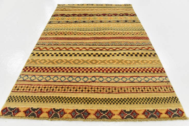 Detail image of 2' 8 x 4' 2 Hand Knotted Modern Ziegler Rug
